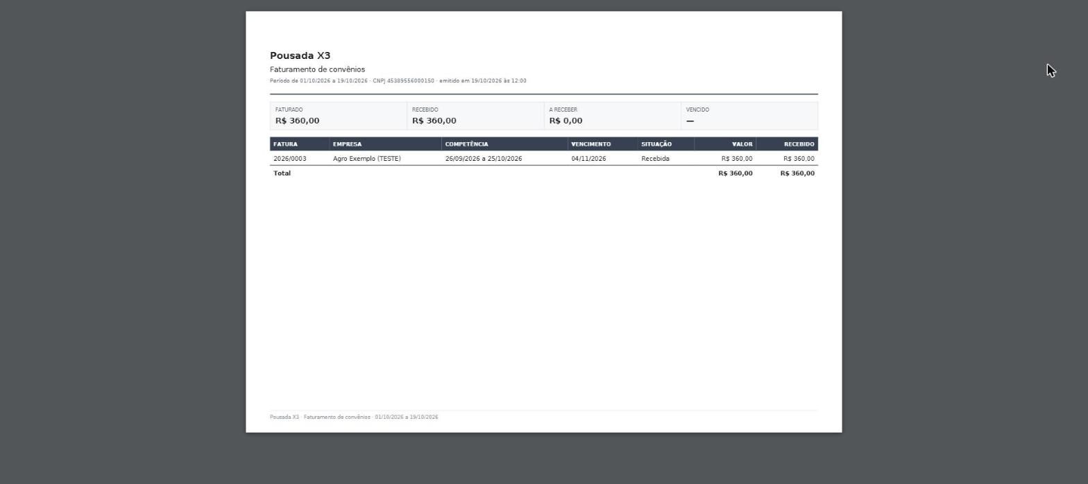 Tela do passo 10: O PDF de convênios serve para cobrar ou prestar contas às empresas.
